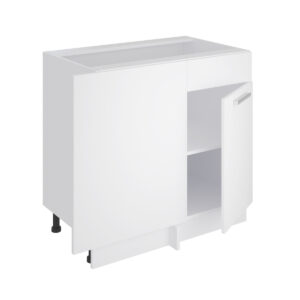 КН 100х60 Кухня Аліна білий (дуб сонома/латте)