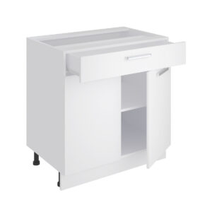 80Н Кухня Аліна білий (дуб сонома/латте)