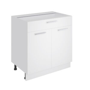 80Н Кухня Аліна білий (дуб сонома/латте)