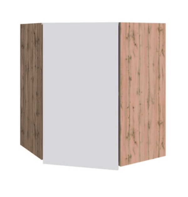 КВ 60х60 Кухня Софт Білий/дуб вотан