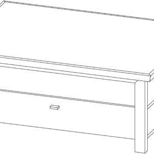 Стіл журнальний 1100 Орегон