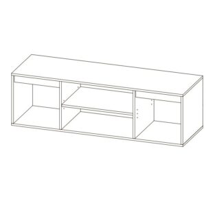 Комод 2Д/3Ш Нітро Софт