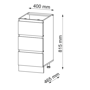 40НШ Кухня Софт Білий/дуб вотан