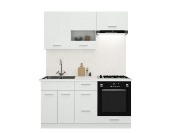 Модульна кухня Аліна біла. Розмір 1,6 метри