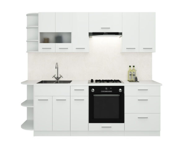 Модульна кухня Аліна біла. Розмір 2,4 метри