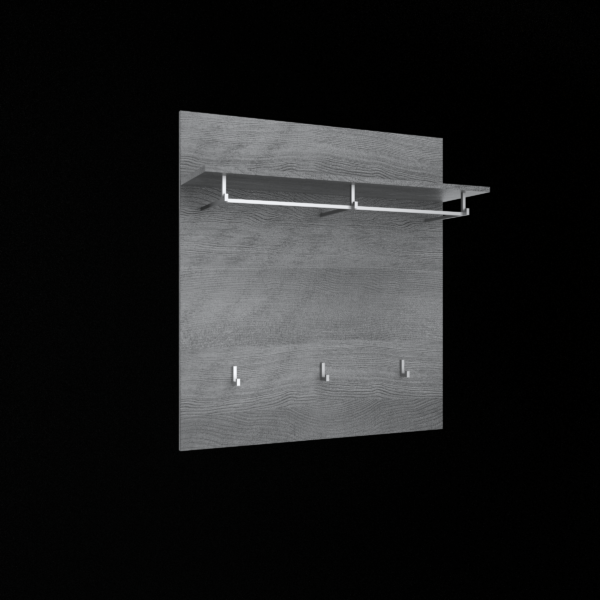 Вішак Флорес сосна фігурна/білий глянець