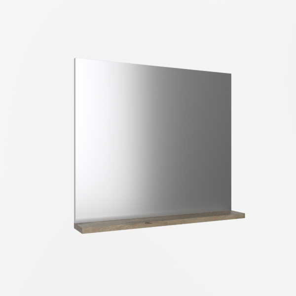 Дзеркало Лаціо білий/дуб сонома