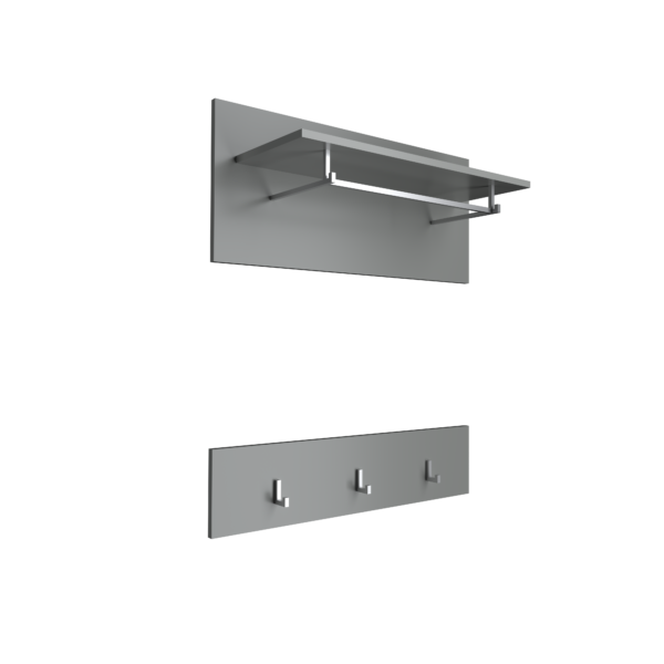 Вішак верхній та нижній Катанія шиншила сіра/дуб флагшток