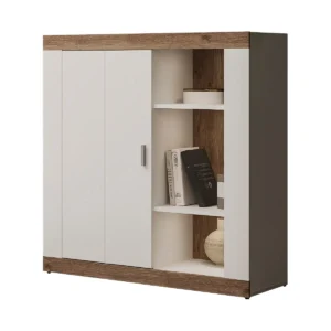 Комод 1Д Санторіні білий/дуб вікінг